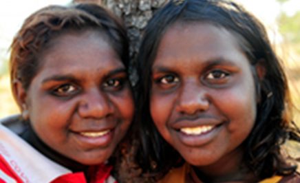 Two young Indigenous women