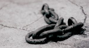 A heavy chain
