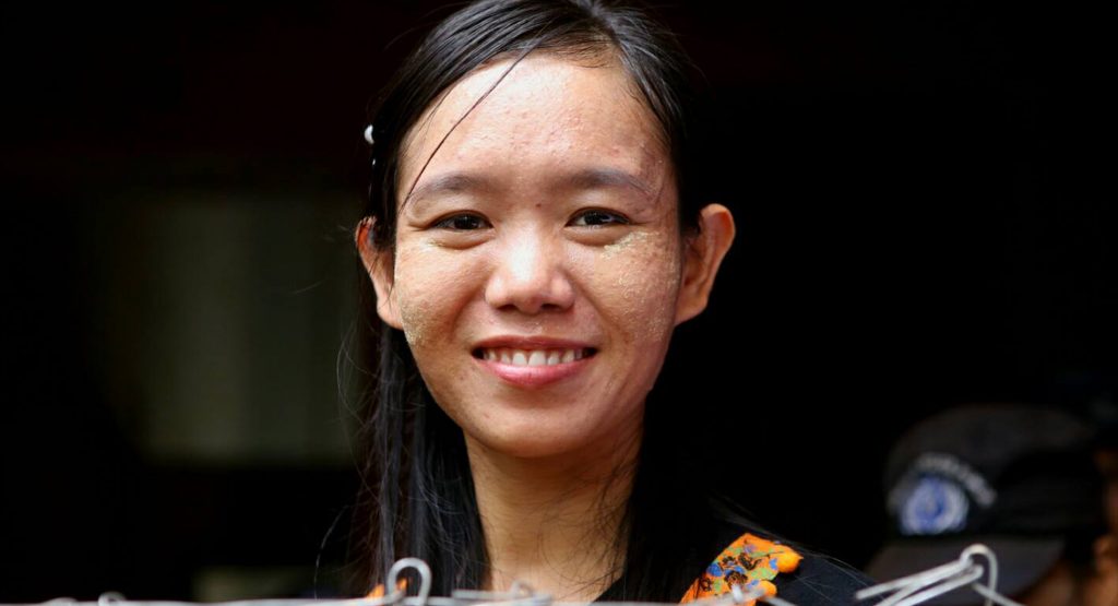 Phyoe Phyoe Aung smiling