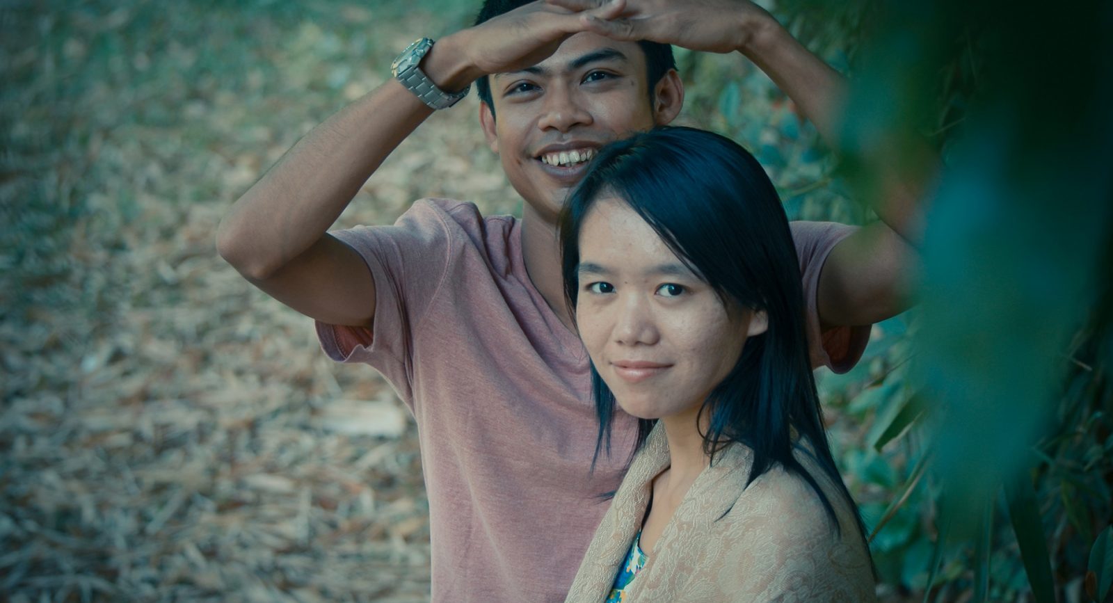 Phyoe Phyoe Aung and her partner Lin Htet Naing