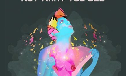 Magazine cover of artwork with text 