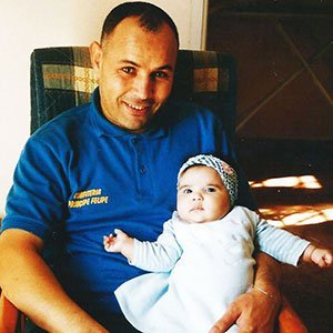 Ali Aarrass with his daughter