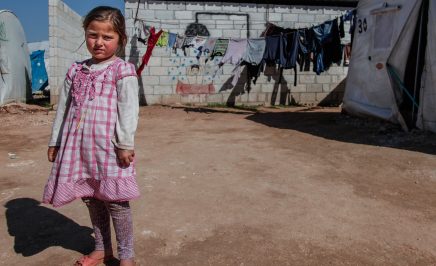 A girl in the Atme Refugee Camp