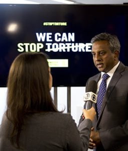 Amnesty International launches its Stop Torture campaign in 2014