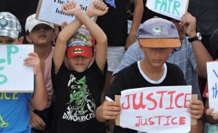 Child protest Nauru