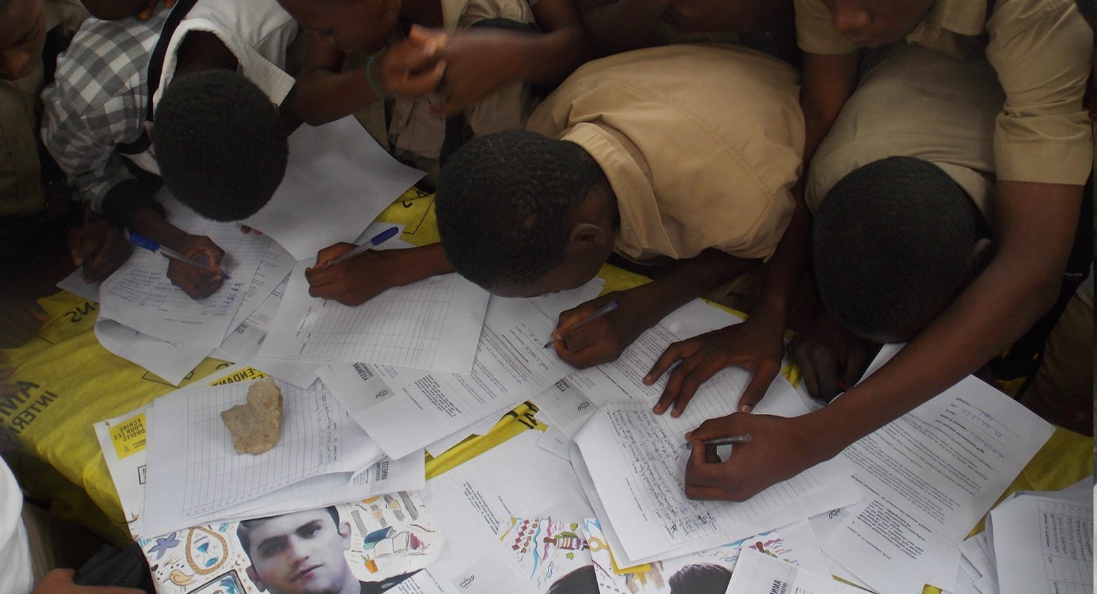 Amnesty International Togo getting involved in the Write for Rights campaign. © Amnesty Togo