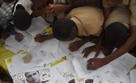 Amnesty International Togo getting involved in the Write for Rights campaign. © Amnesty Togo