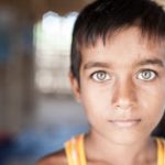 A young Rohingya refugee