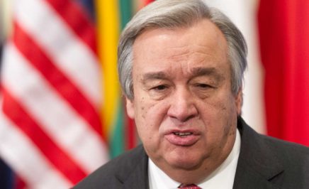 Head shot of António Guterres, U.N. Secretary-General