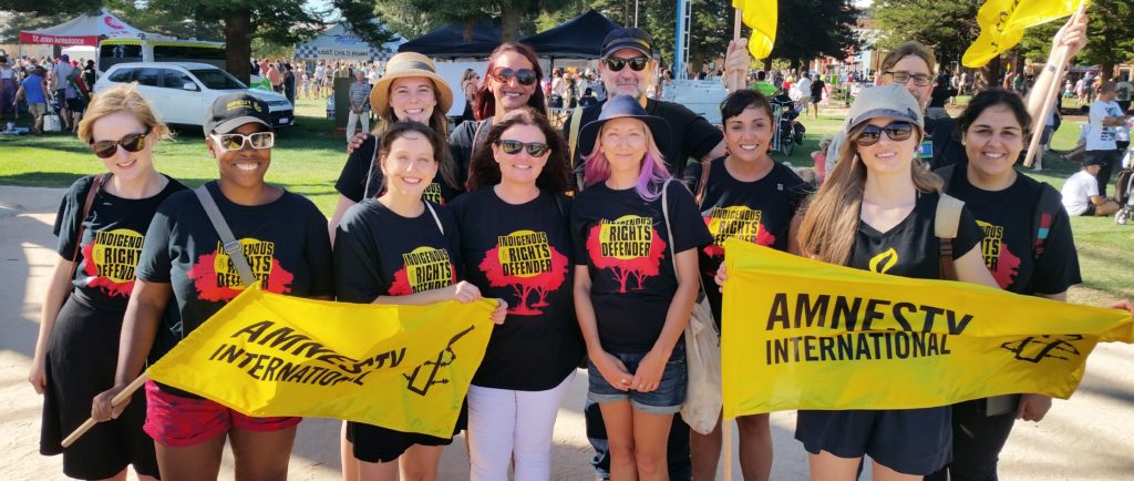 Amnesty International WA staff and activists. © Private