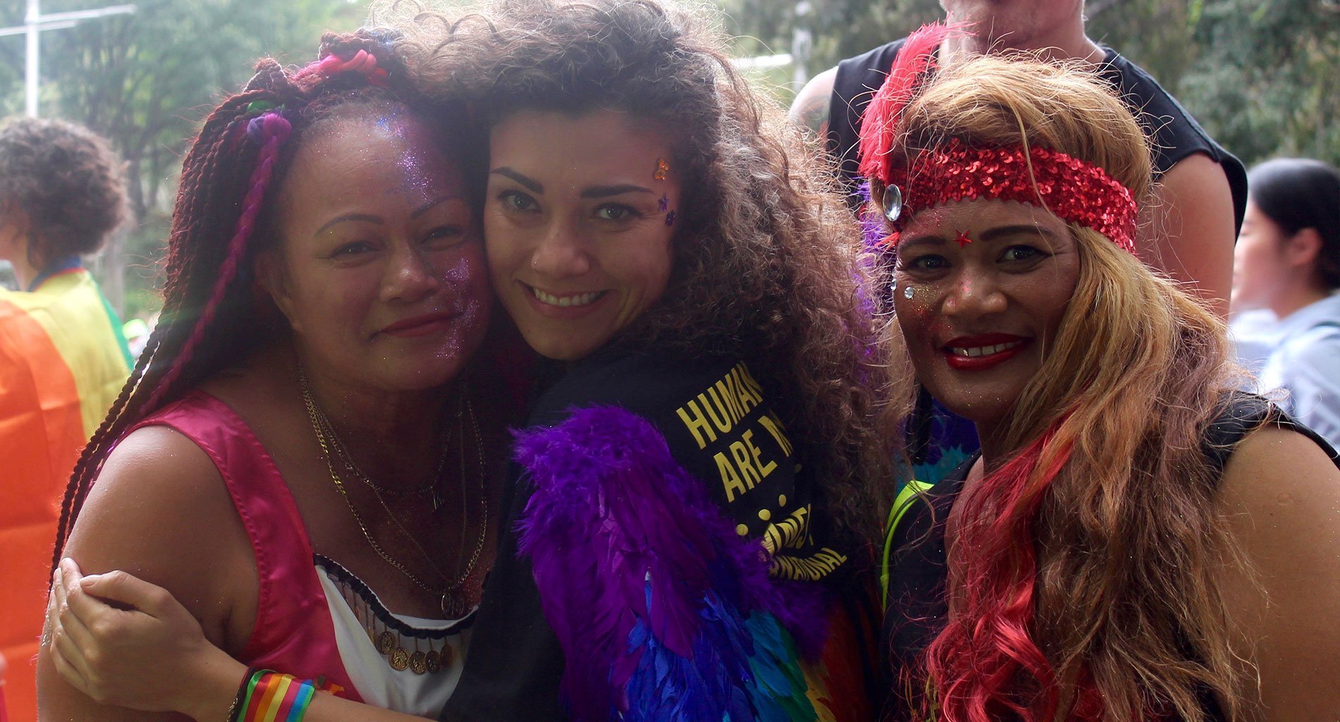 NSW LGBTQI Network at the 2017 Mardi Gras Parade. © Amanda Atlee