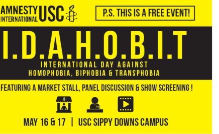 Graphic with details of USC's ISAHOBIT day event.