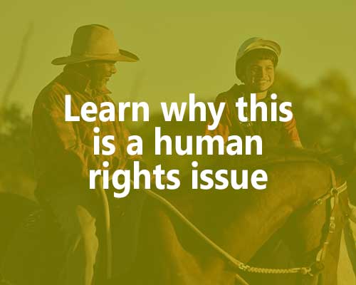 Learn why this is a human rights issue.