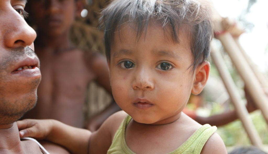 Rohingya refugee baby