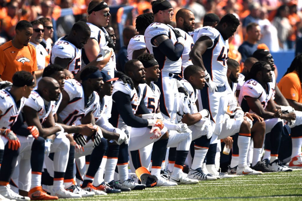 USA: President Trump sparked further controversy after he criticised athletes who don’t stand for the National Anthem.