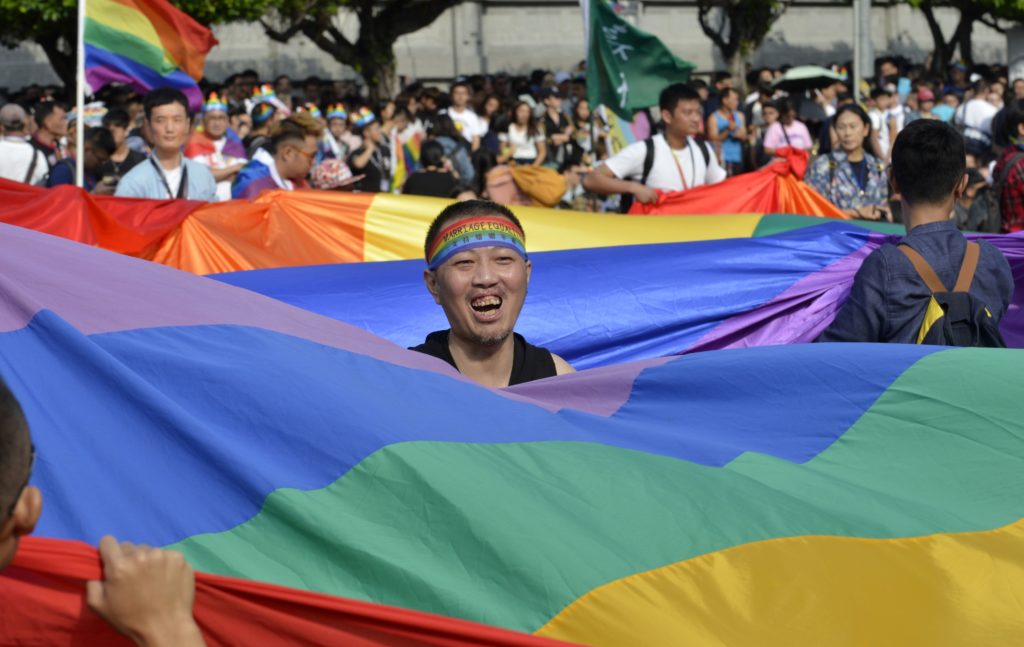 TAIWAN: A landmark ruling by Taiwan’s highest court meant the country was one step closer to becoming the first in Asia to legalise same-sex marriage.