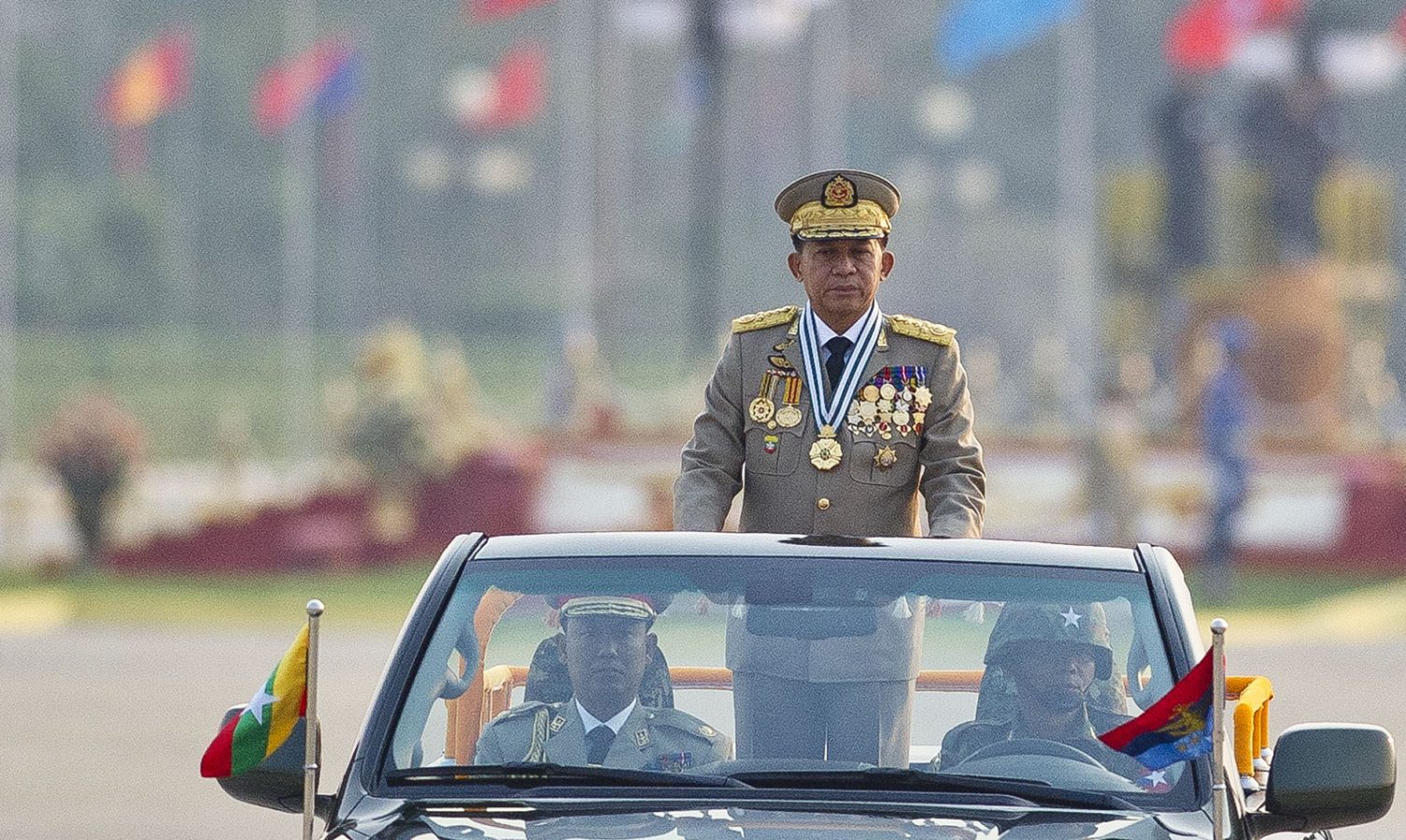Chief Senior General Min Aung Hlaing, commander in chief of the Myanmar armed forces.