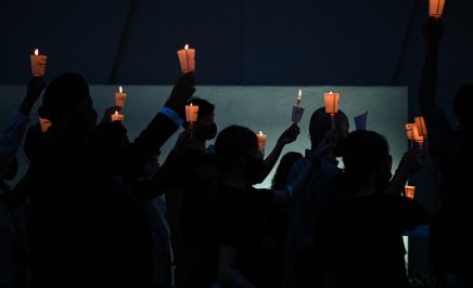 Candlelight vigil against death penalty