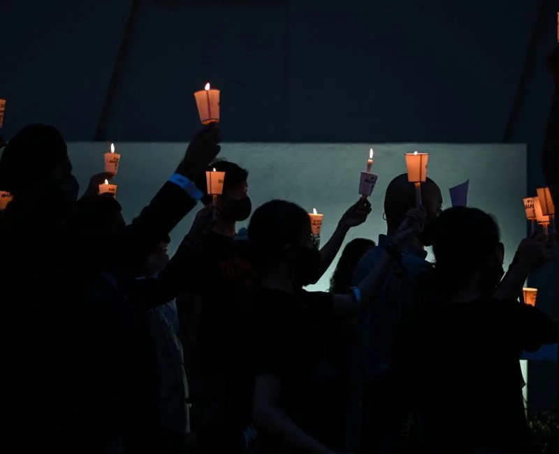 Candlelight vigil against death penalty