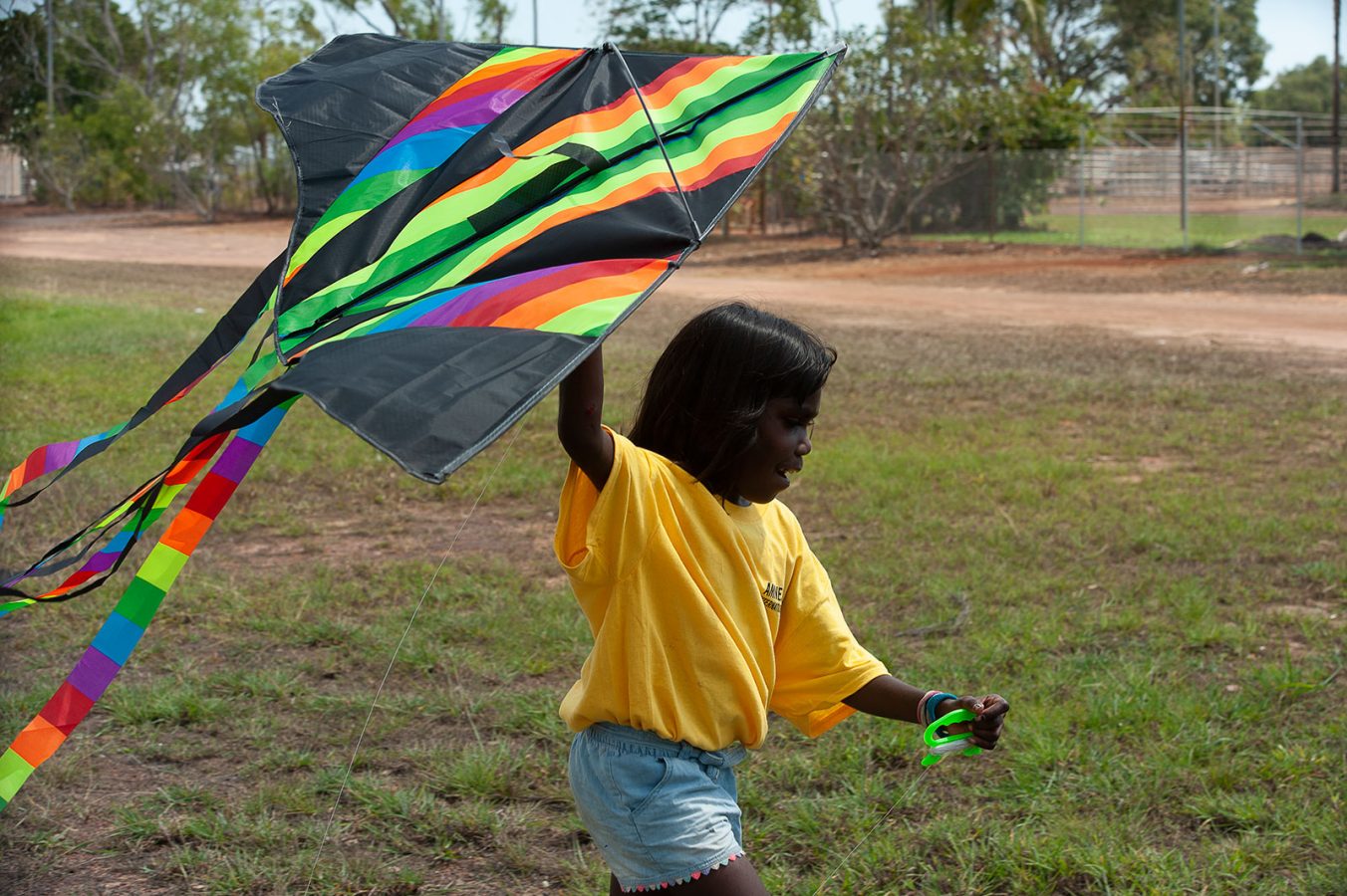 Amnesty International thanks the Indigenous children who participated in the Raise the Age launch on Larrakia land on 28 August 2018. © Pasquale Tassone