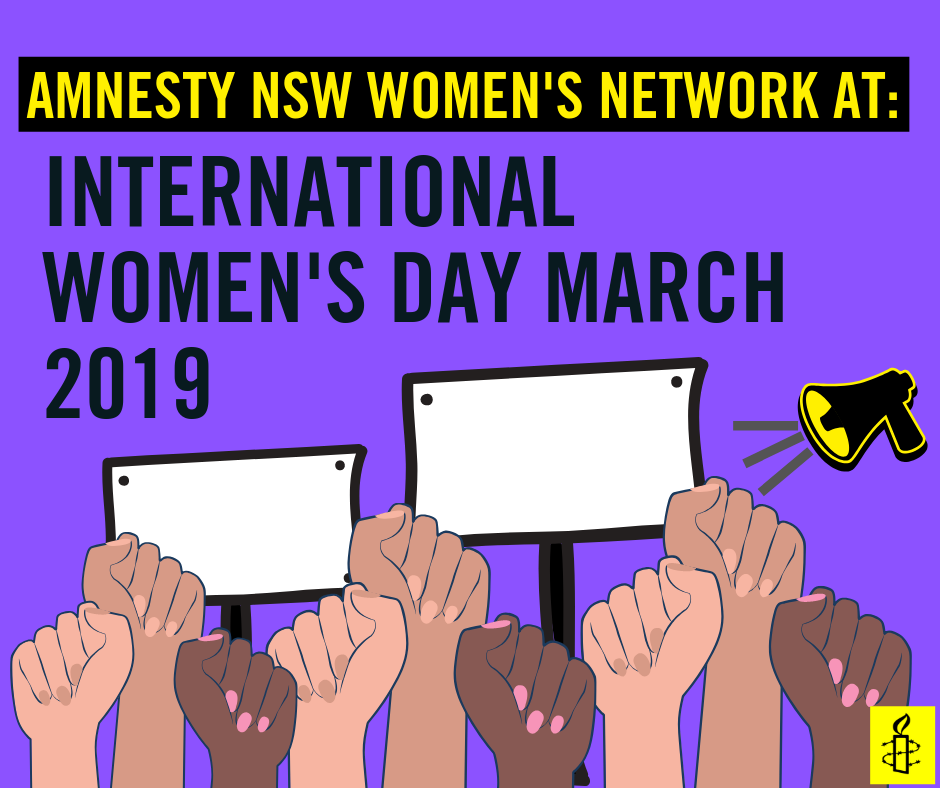 International womens day march 2019