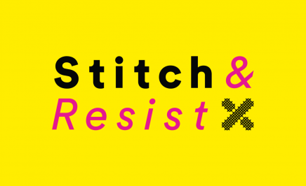 Stitch and Resist poster