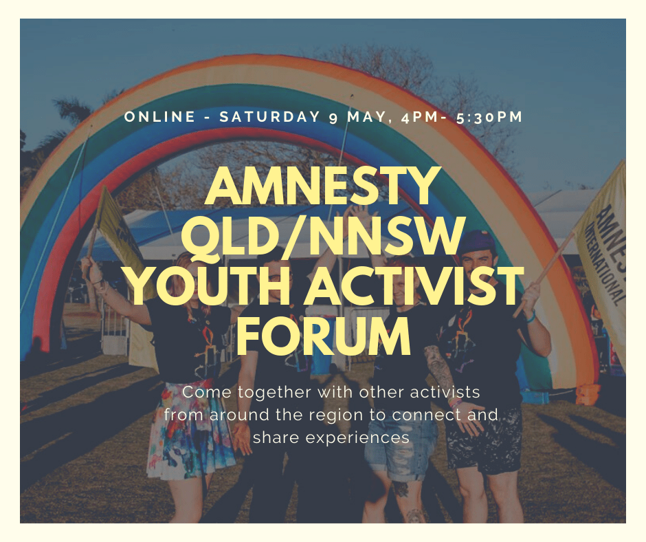 Youth Activist forum graphic