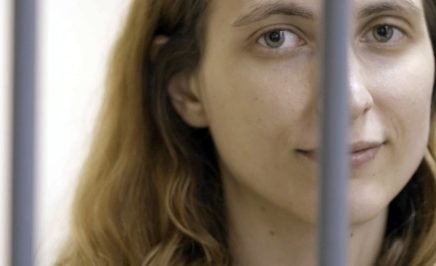 Ukrainian Aleksandra behind bars for warning about the Russian invasion