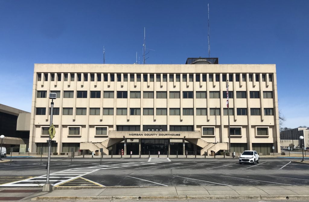 Morgan County Courthouse in Decatur, Alabama where Rocky Myers' trial took place.