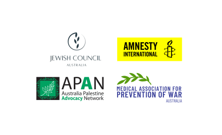 Australia-based GSC partners, including the Jewish Council of Australia, Amnesty International Australia, Australian Palestine Advocacy Network and Medical Association for Prevention of War are urging the Government to use its existing sanctions framework to hold accountable those directly responsible for the destruction of civilian infrastructure in Gaza, as well as those driving the dispossession and displacement of Palestinians through illegal settlement expansion.