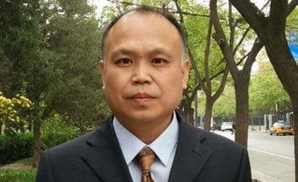 Pictured: Human rights lawyer, Yu Wensheng