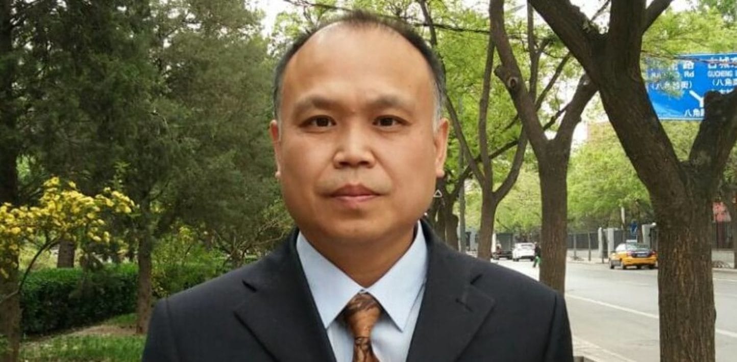 Pictured: Human rights lawyer, Yu Wensheng